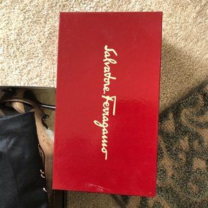 Suede Ferragamo Women 8.5 Brown Boot ankle 8.5 New